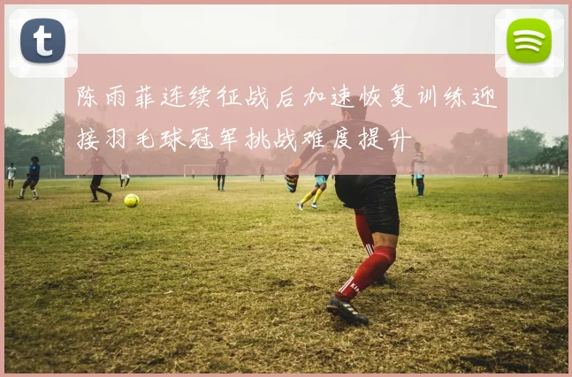 陈雨菲连续征战后加速恢复训练迎接羽毛球冠军挑战难度提升